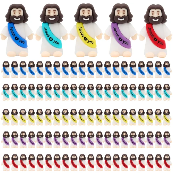 50pcs mini Jesus ornaments