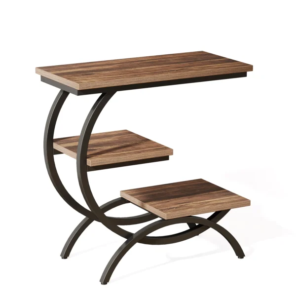 Tribesigns C-Shaped End Table