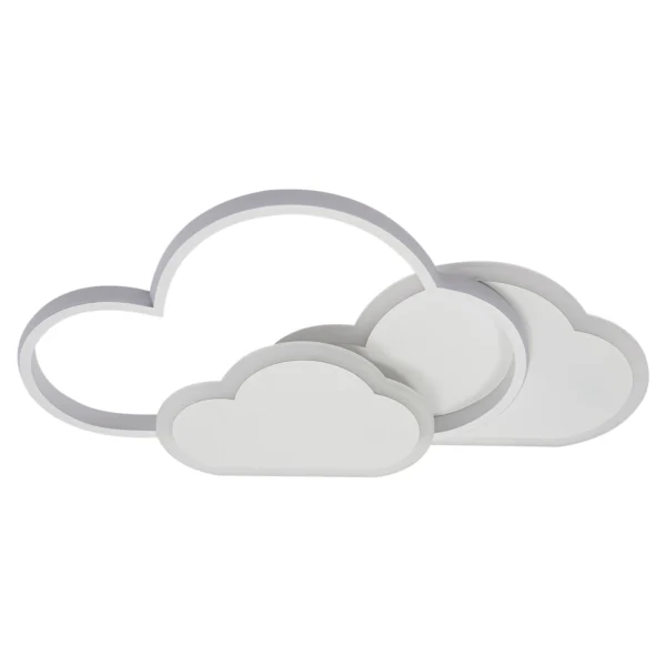 Cloud Shape LED Ceiling Light Fix. Modern 3-Color