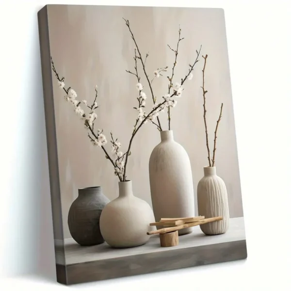 Botanical Ikebana Canvas Wall Art